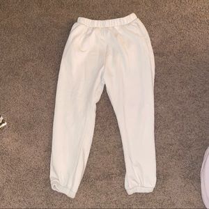 zara plush jogger sweatpants
